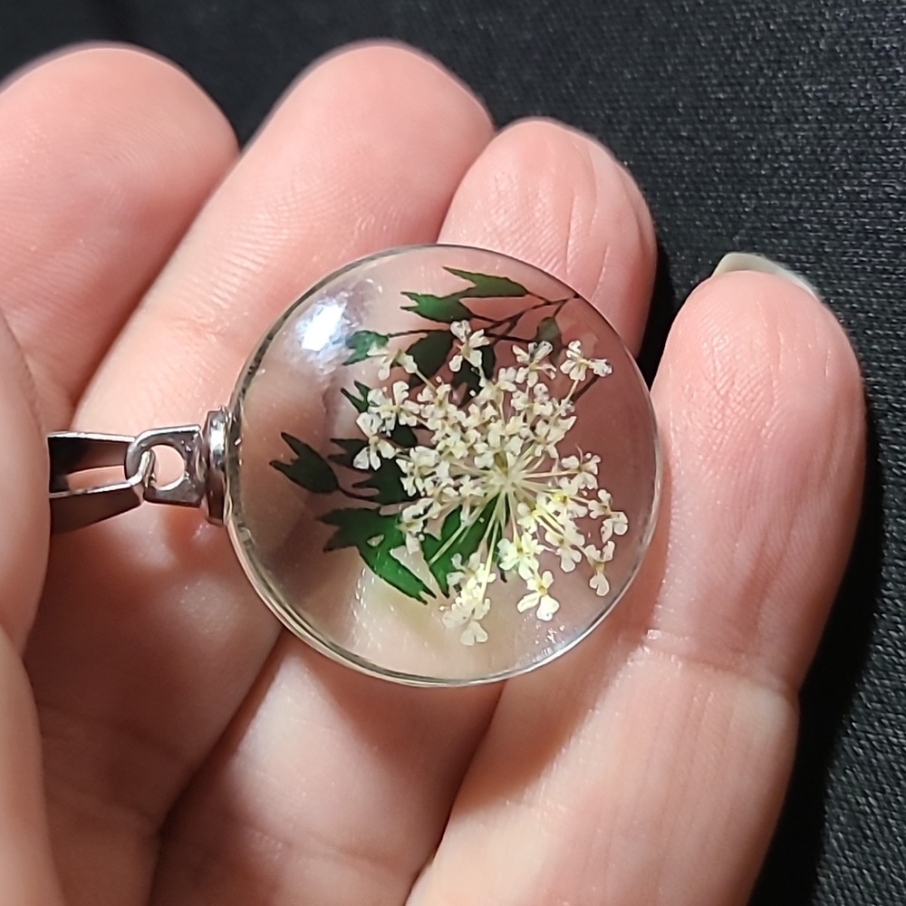 3/$10 Floral Pendant Necklace